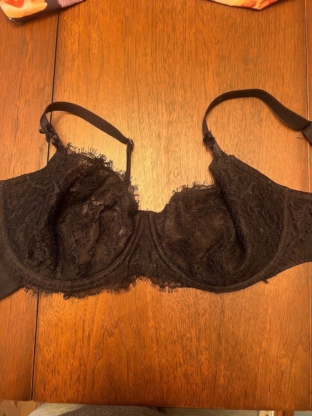 Victoria's Secret Black Lace Underwire Bra